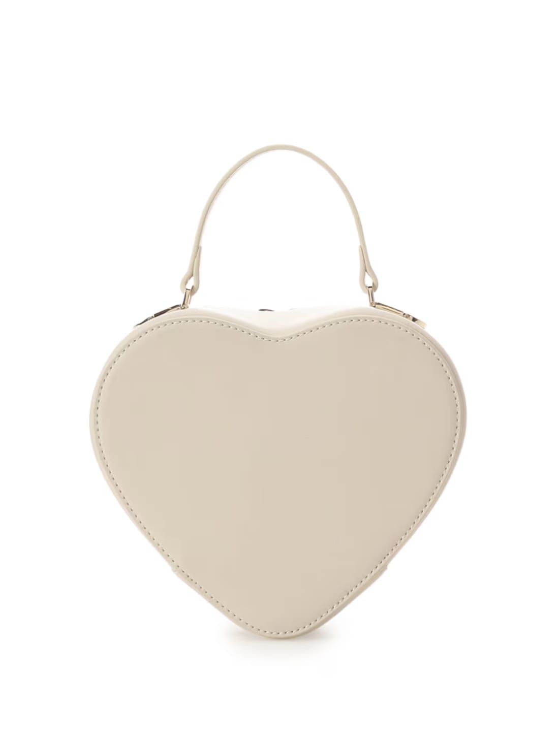 チュールハート型ショルダーバッグ【オフホワイト】 オフホワイト