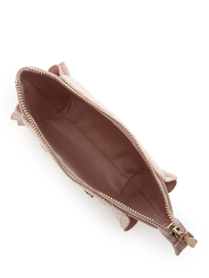 レースハートベルトポーチ【ピンク】 ピンク