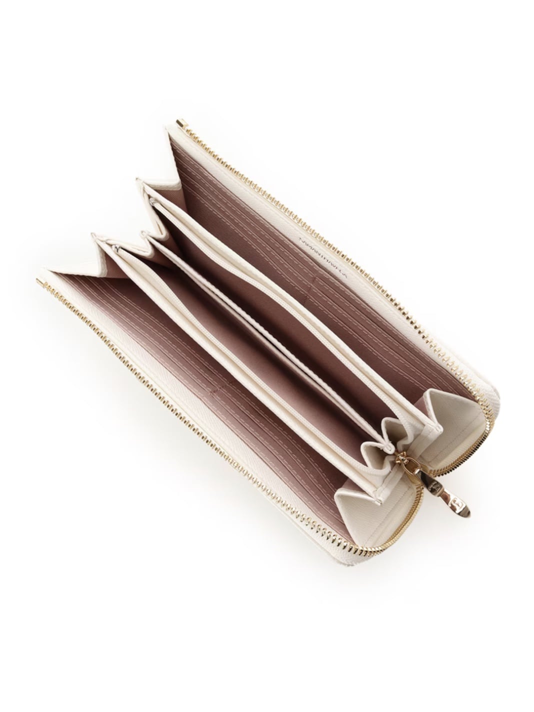 ジュエルリボン長財布【ホワイト】 ホワイト