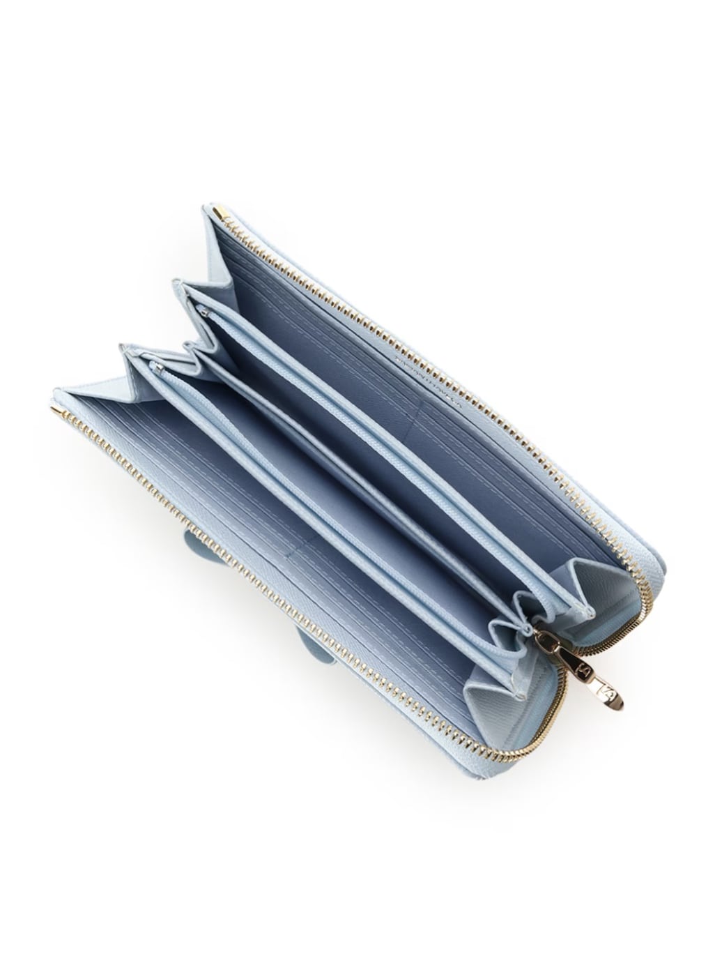 ジュエルリボン長財布【ライトブルー】 ライトブルー