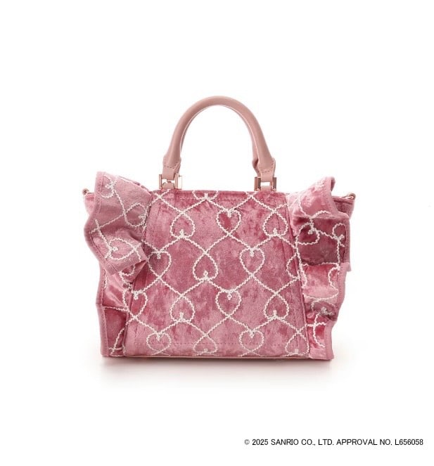 「マイメロディコレクション」フリルハンドバッグ[【ピンク】 ピンク