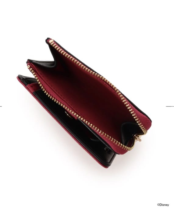 ディズニーヴィランズコレクション 「ハートの女王」 折財布 レッド
