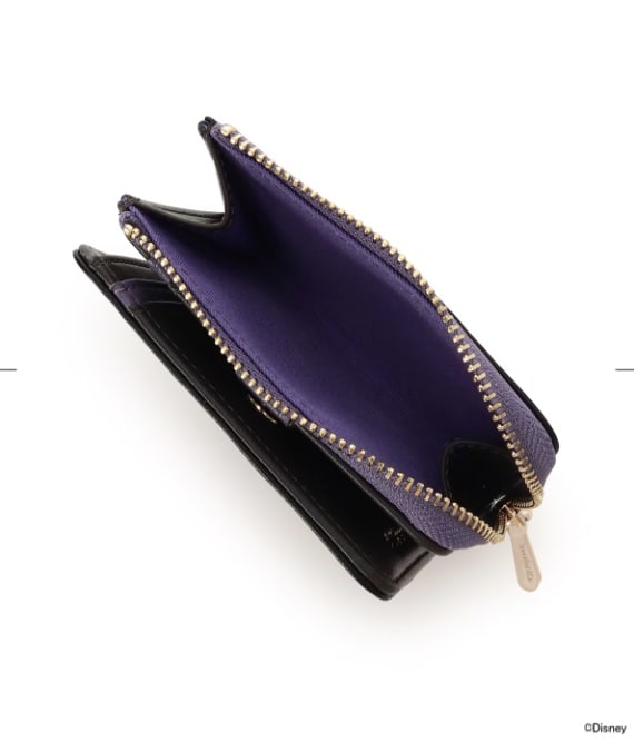 ディズニーヴィランズコレクション 「マレフィセント」 折財布 ブラック