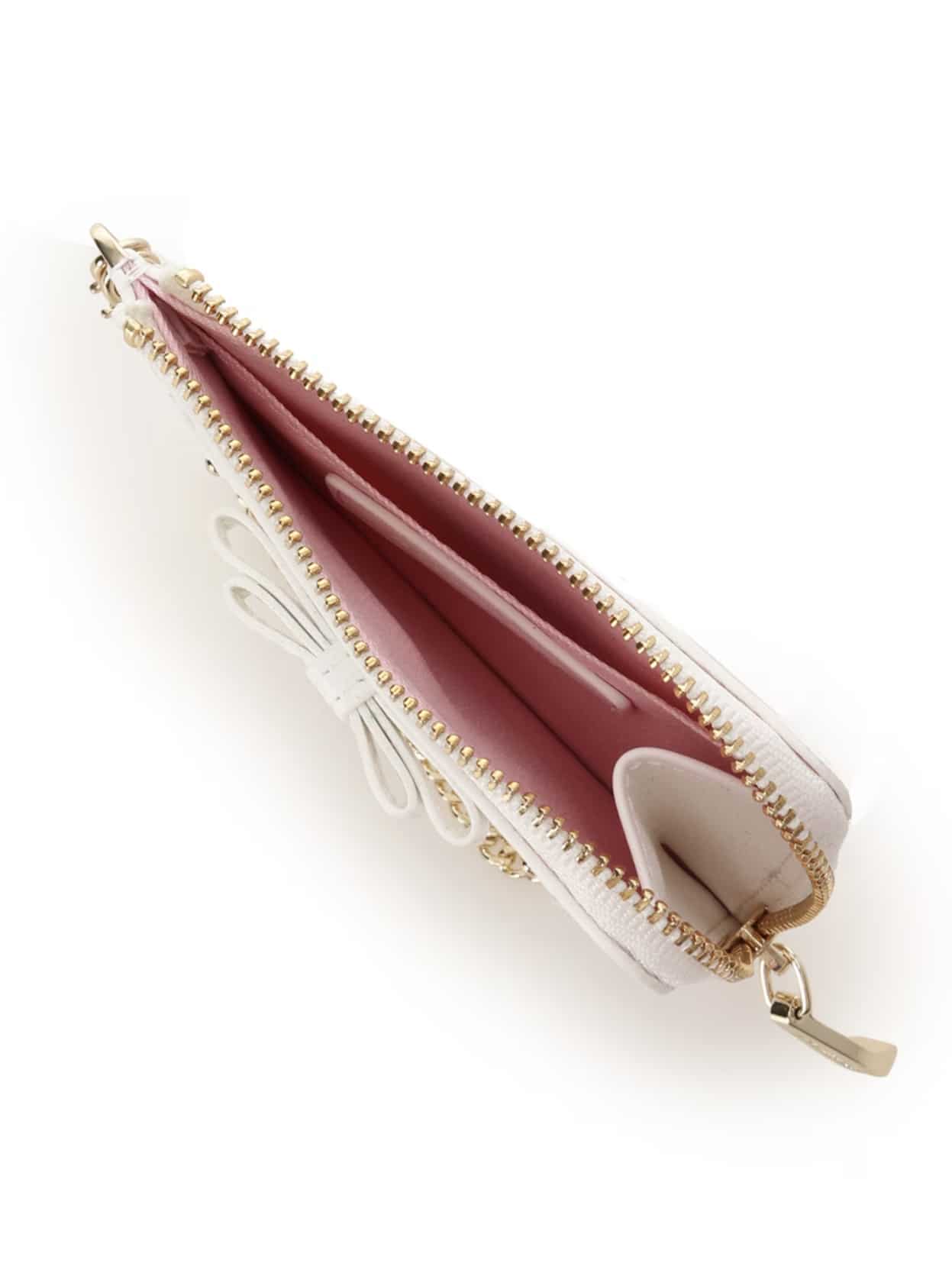 バレッタリボンマルチケース【ホワイト】 ホワイト