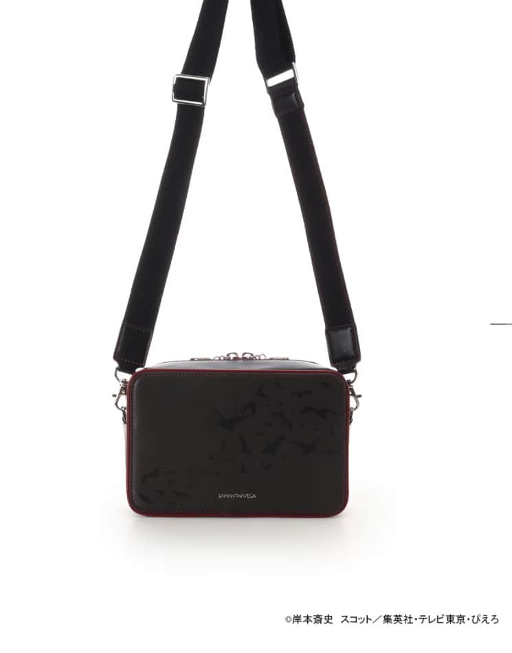 『NARUTO-ナルト- 疾風伝』コラボコレクション「うちはイタチ」 ショルダーバッグ【ブラック】 ブラック