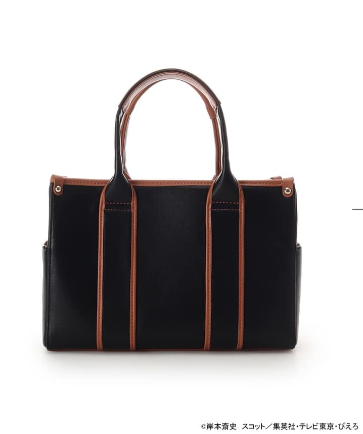 『NARUTO-ナルト- 疾風伝』コラボコレクション「うずまきナルト」 ハンドバッグ【2025年12月中旬以降順次発送予約商品】 ブラック