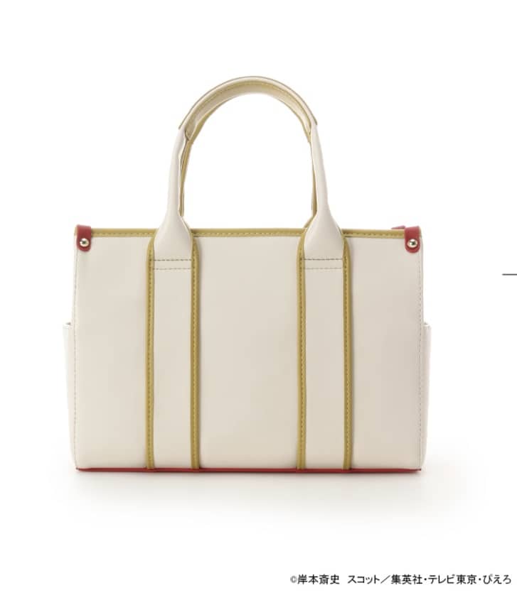 『NARUTO-ナルト- 疾風伝』コラボコレクション「波風ミナト」 ハンドバッグ【2025年12月中旬以降順次発送予約商品】 オフホワイト