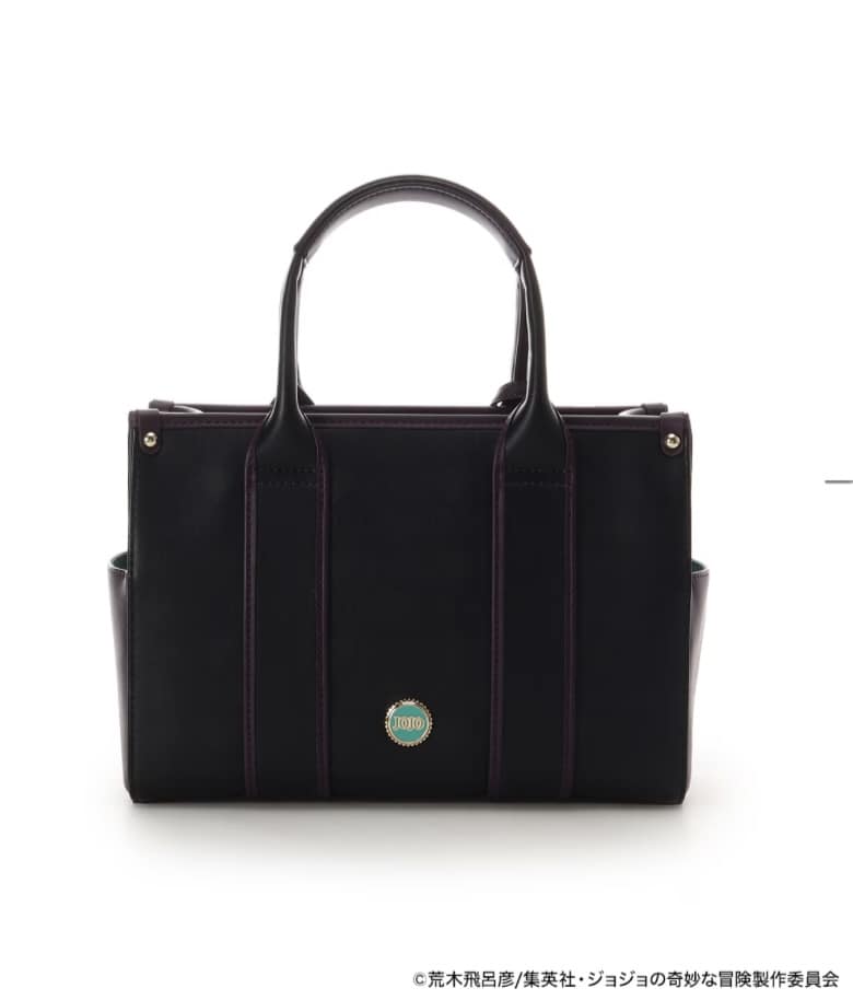 アニメ『ジョジョの奇妙な冒険 戦闘潮流』「カーズ」コラボコレクション　ハンドバッグ　【ブラック】 ブラック
