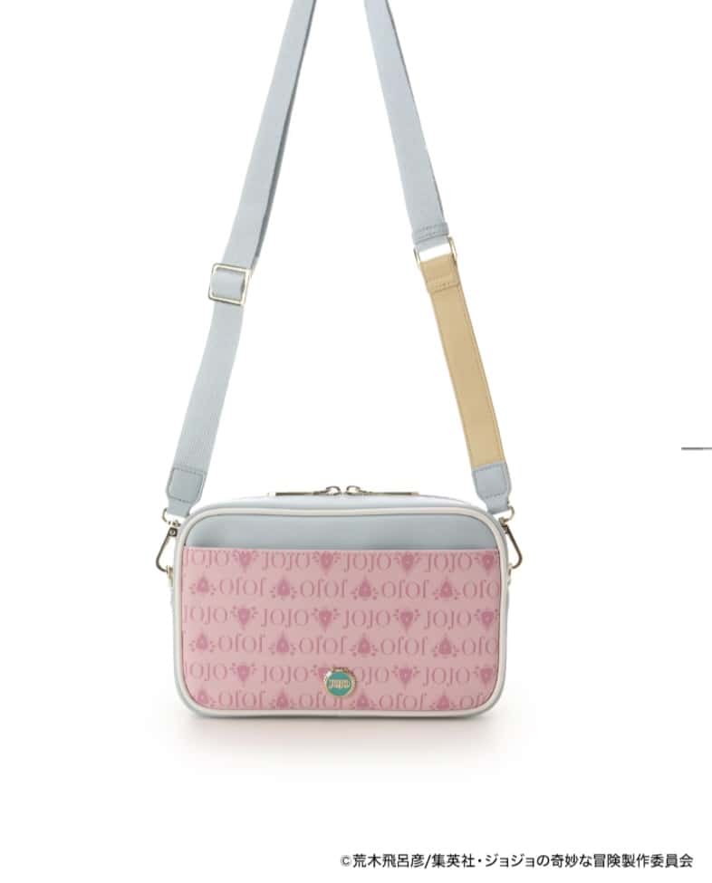 アニメ『ジョジョの奇妙な冒険 戦闘潮流』「シーザー・A・ツェペリ」コラボコレクション　ショルダーバッグ　【ピンク】 ピンク