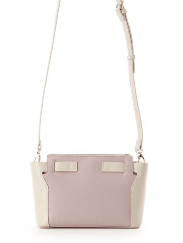 フロントバックルショルダーバッグ【ピンク】 ピンク