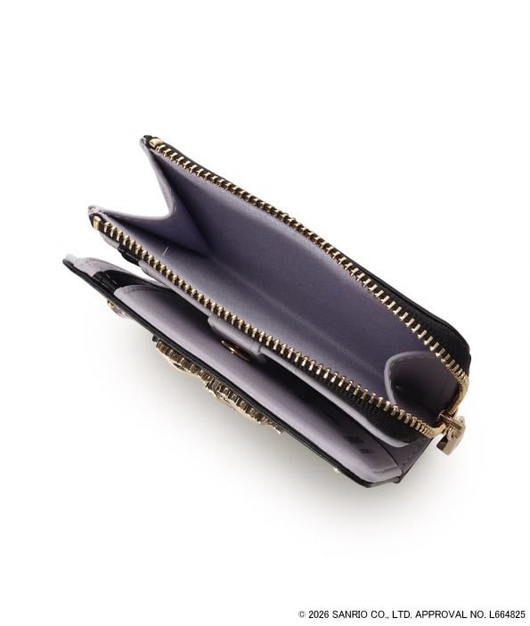 「マイメロディ＆クロミ」コレクション　「クロミ」折財布 ブラック