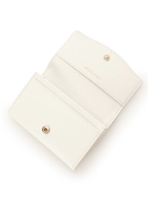 アクセントビジューカードケース【ホワイト】 ホワイト