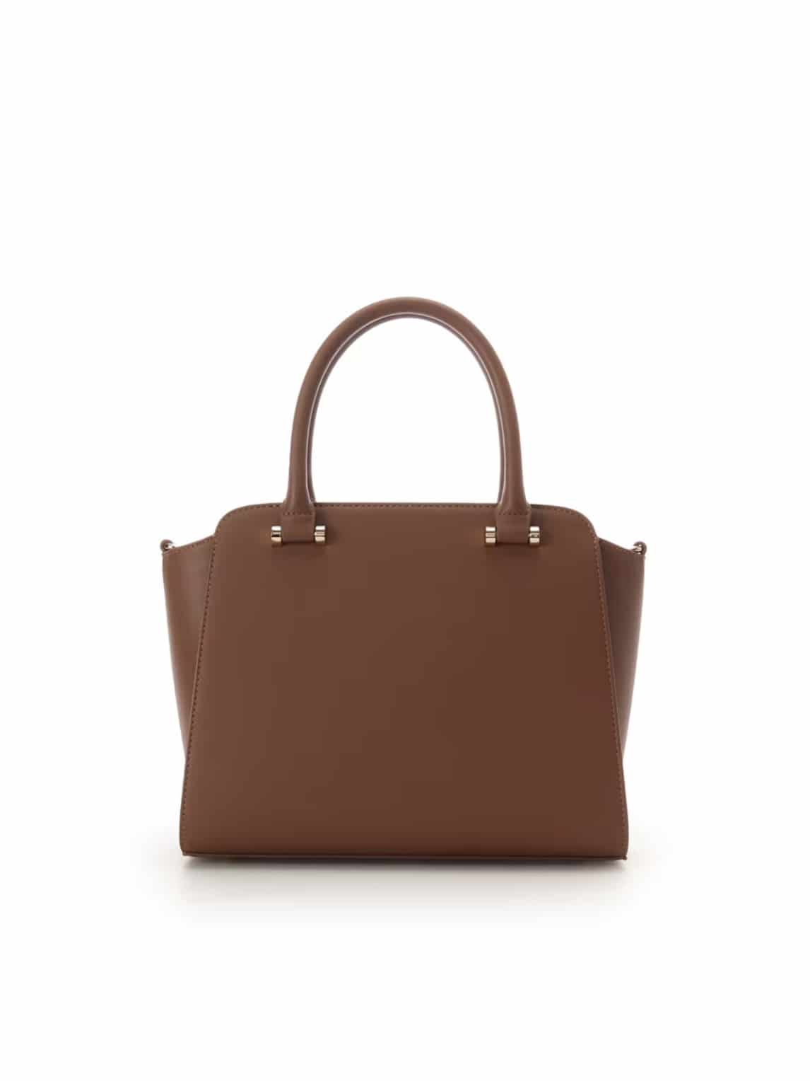 デニム調アクセントリボンハンドバッグ【インディゴ】 インディゴ