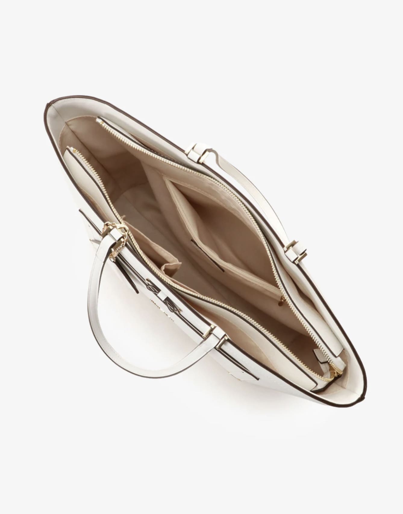 シンプルリボントートバッグ ホワイト