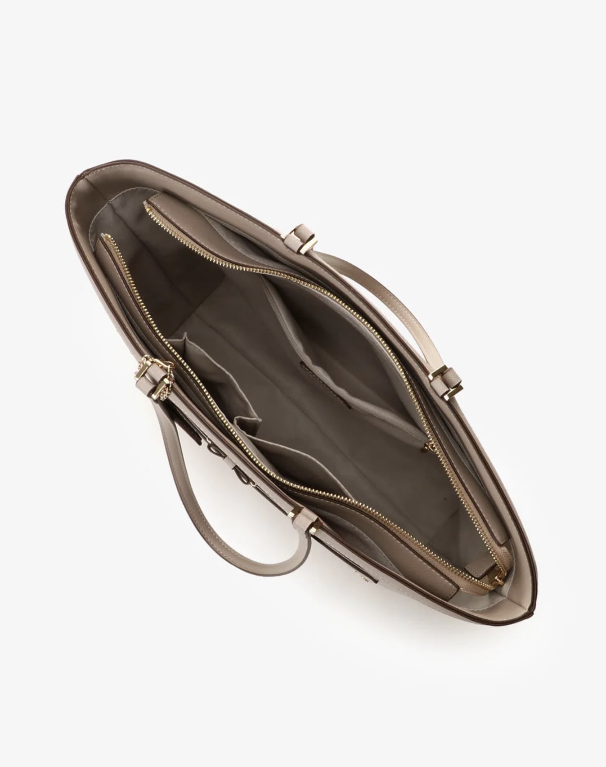  シンプルリボントートバッグ ベージュ