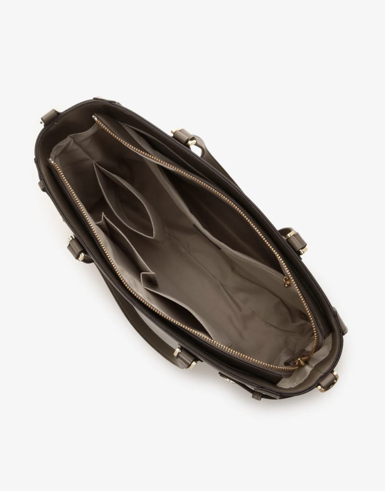  ベルト金具トートバッグ【グレージュ】 グレージュ