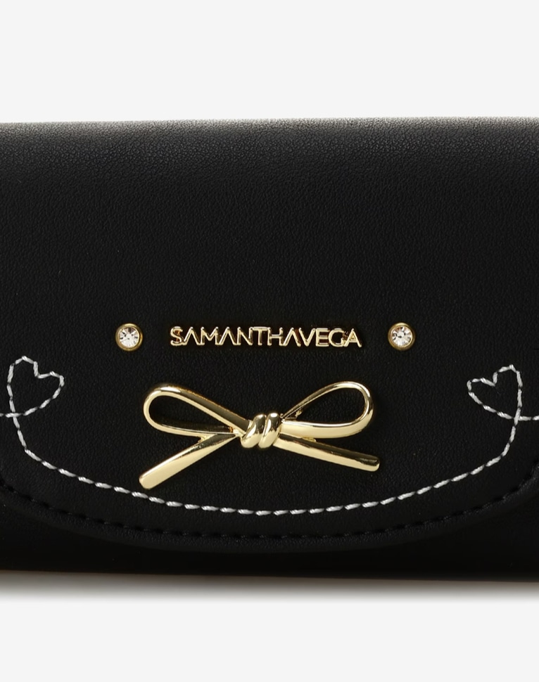 フリルリボンキーケース【ブラック】 ブラック