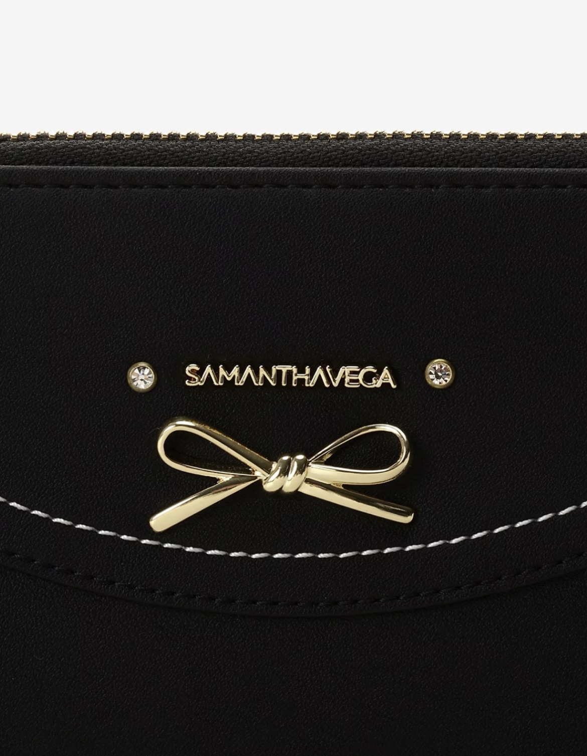 フリルリボン長財布【ブラック】 ブラック