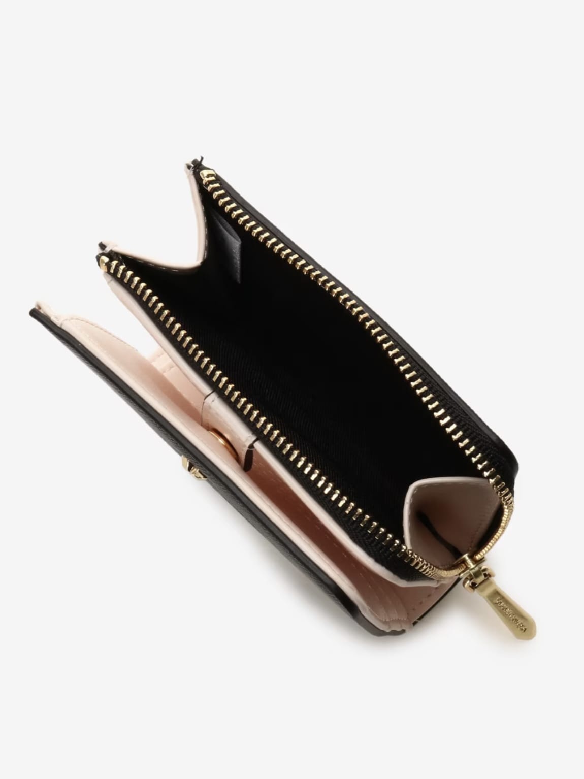 カラフルミニマム折財布【ブラック】 ブラック