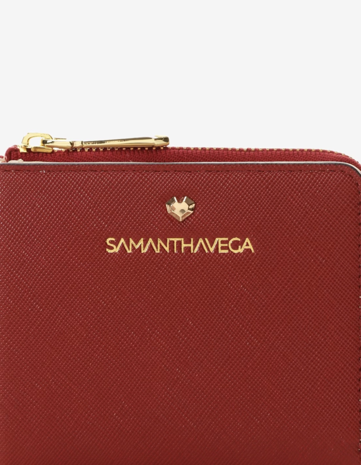 カラフルミニマム折財布【ワインレッド】 ワインレッド