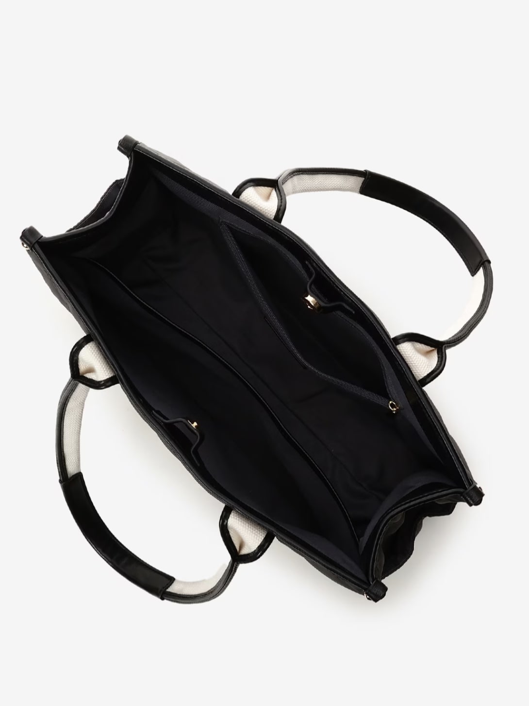 ロゴテープキルティングA4トートバッグ【ブラック】 ブラック