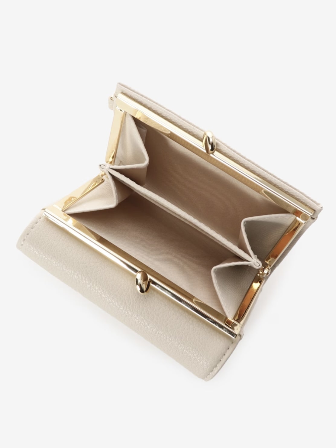 フロントリボンベルト折財布【オフホワイト】 オフホワイト