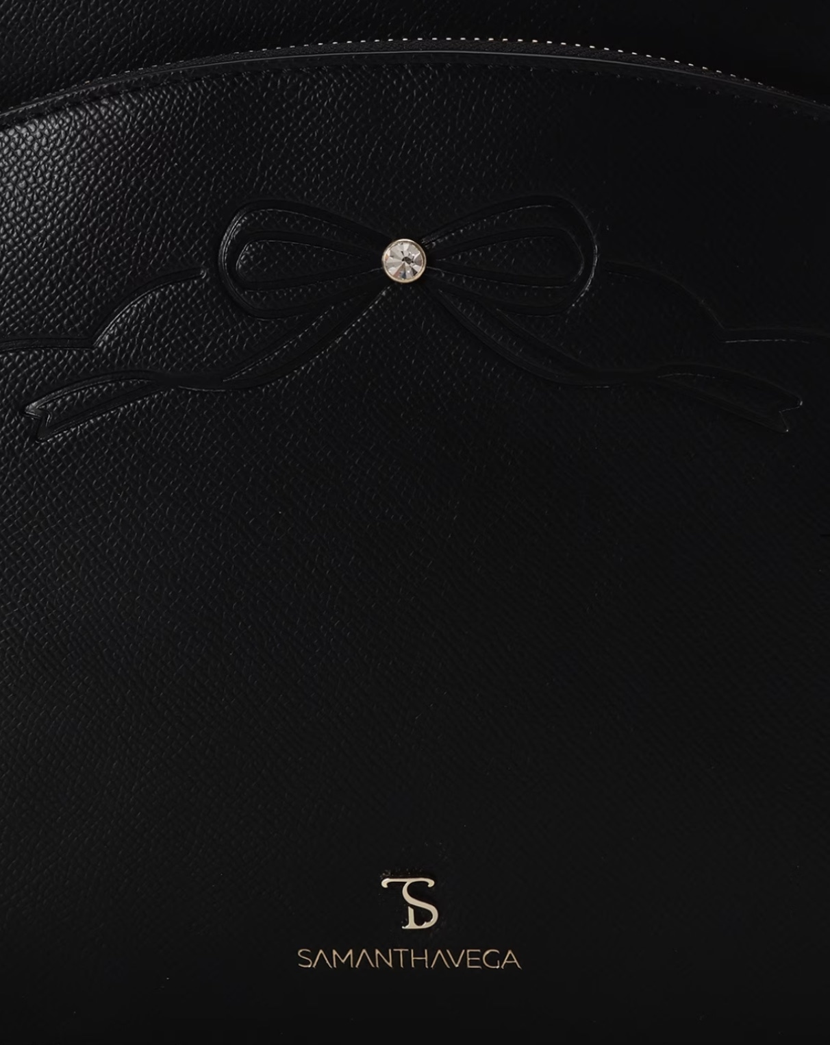 エンボスリボンリュック【ブラック】 ブラック