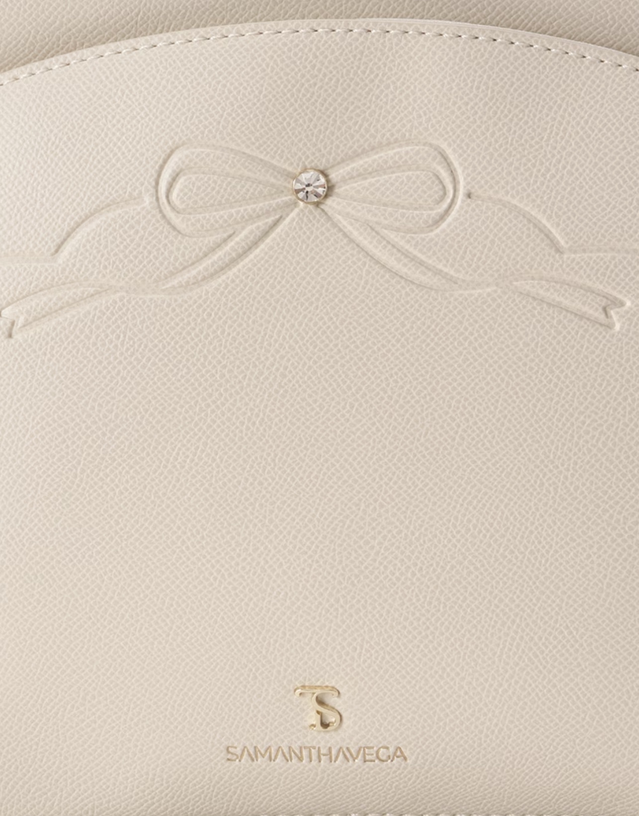 エンボスリボンリュック【オフホワイト】 オフホワイト