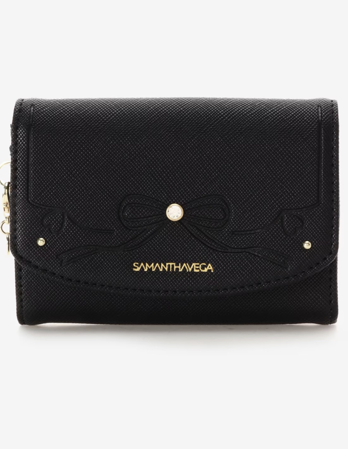 エンボスリボンカードケース【ブラック】 ブラック