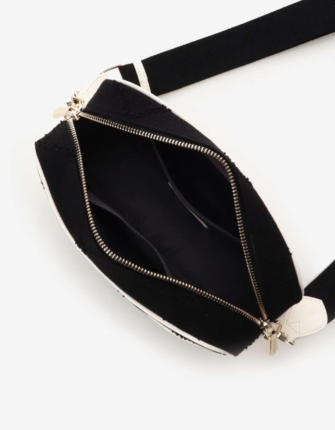 ロゴテープデニムショルダー【ブラック】  ブラック