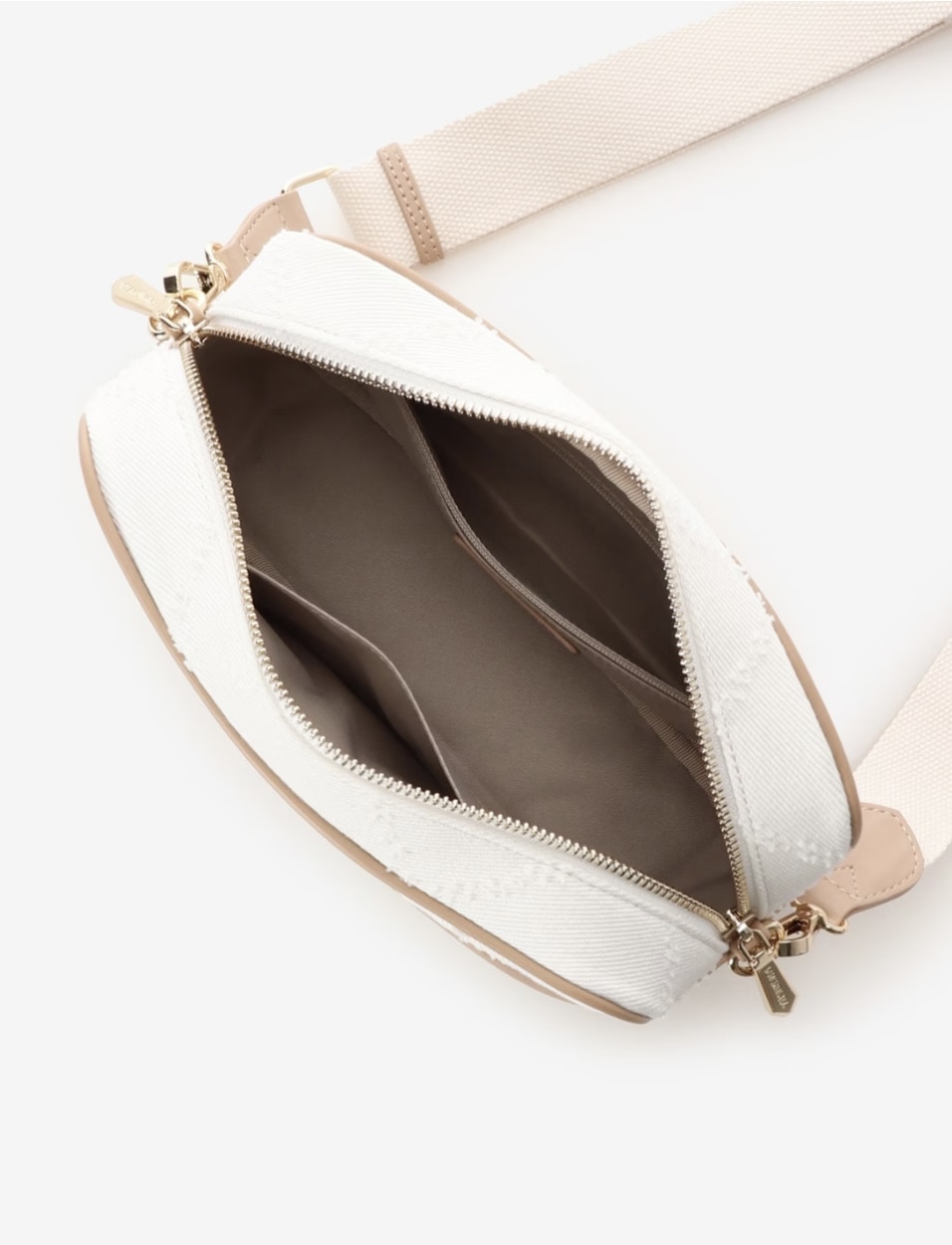  ロゴテープデニムショルダー【ホワイト】  ホワイト