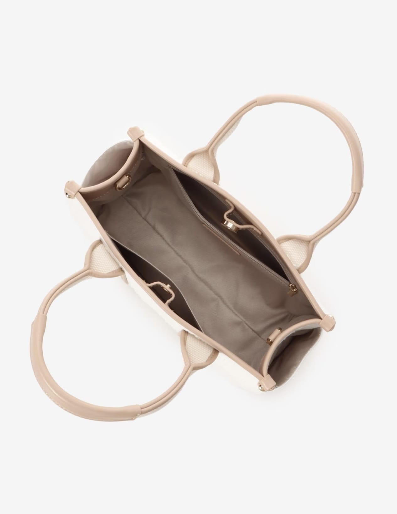 ロゴテープデニムトート(小)【ホワイト】 ホワイト