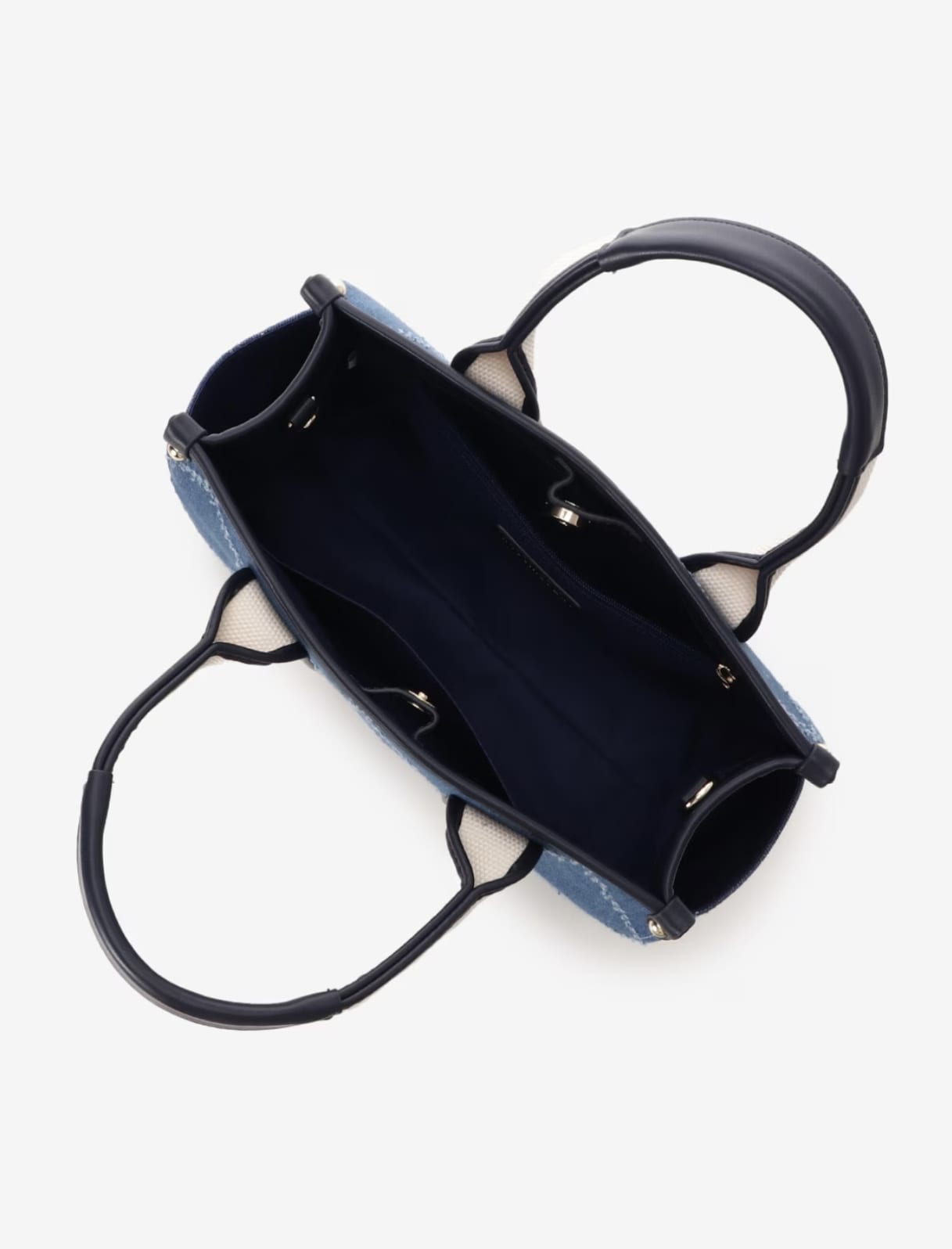 ロゴテープデニムトート(小)【ネイビー】 ネイビー