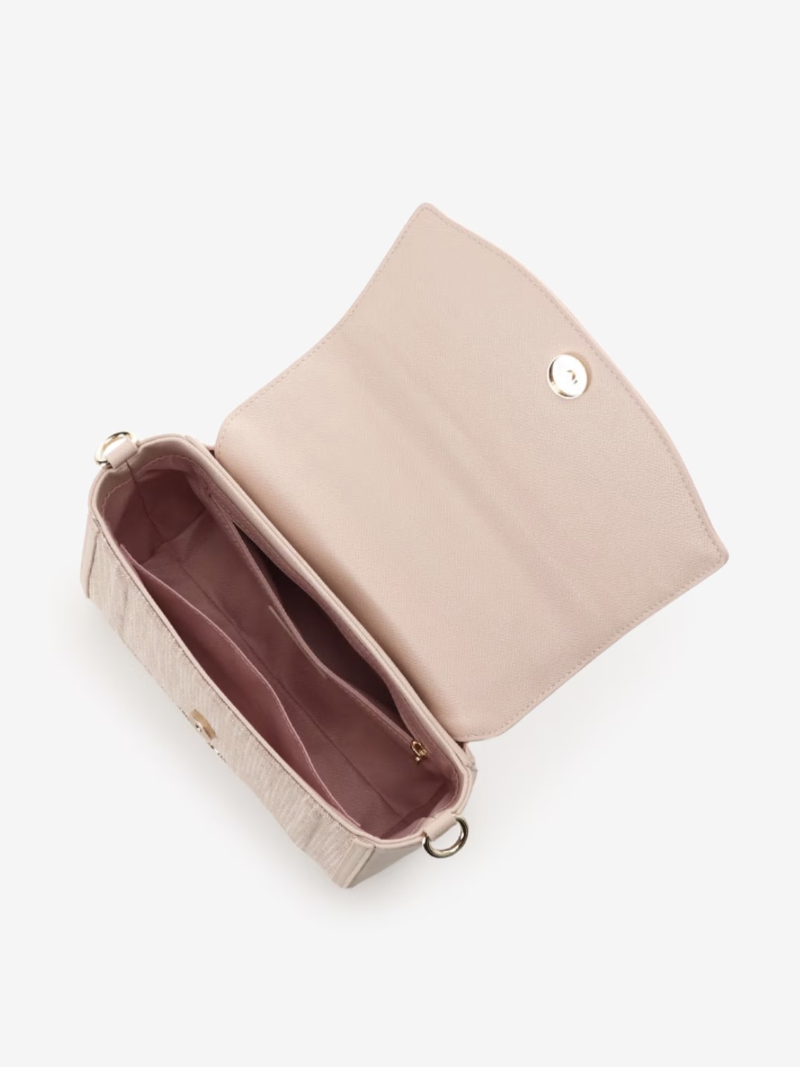 バンブーアクセントリボンショルダーバッグ【ピンク】 ピンク