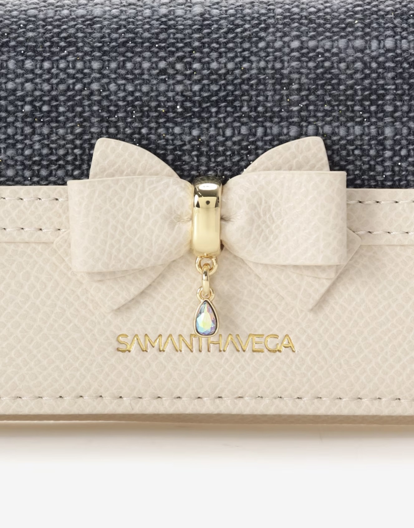 バンブーアクセントリボンキーケース【インディゴ】 インディゴ