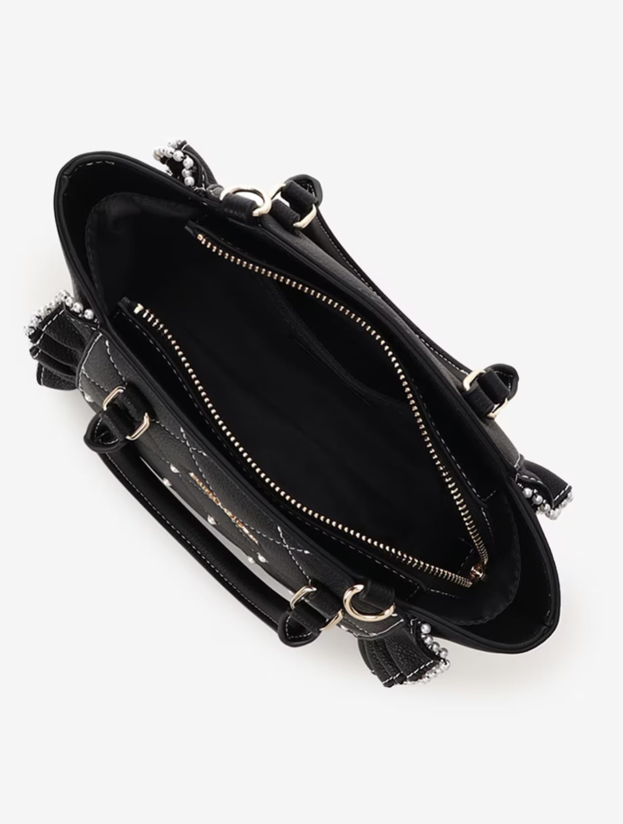 キルティングパールフラッター（小）【ブラック】(ブラック