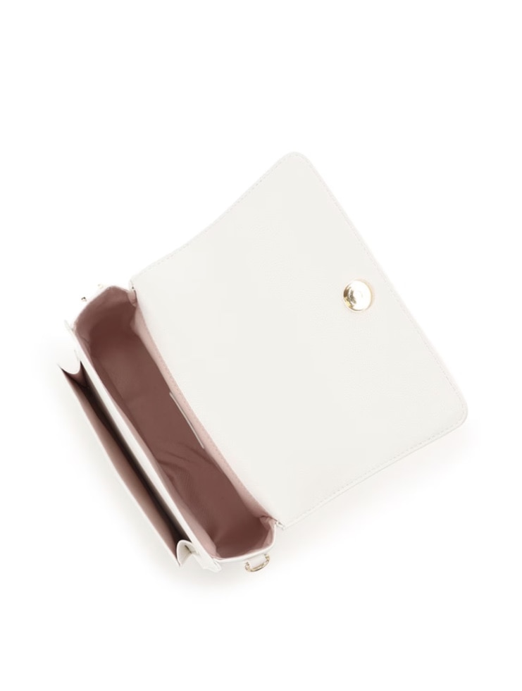 ハートベルトサッチェルショルダーバッグ【ホワイト】 ホワイト