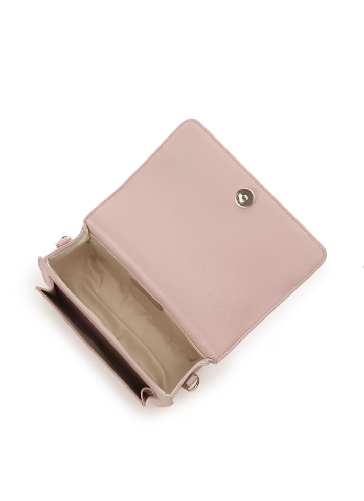 ハートベルトサッチェルショルダーバッグ【ピンク】 ピンク