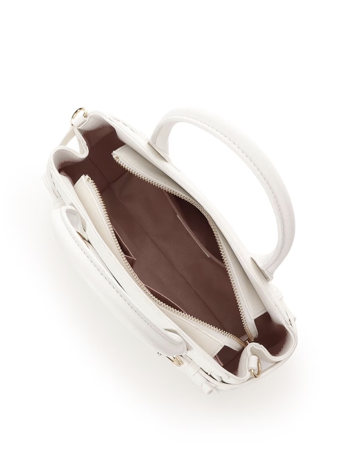 ハートベルトハンドバッグ【ホワイト】 ホワイト