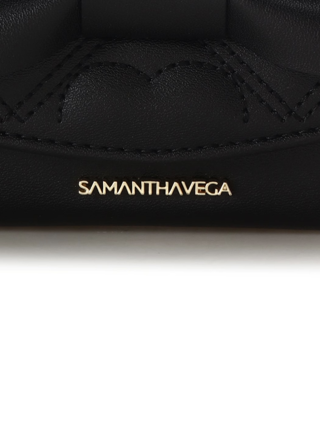 ハートキルト折財布【ブラック】 ブラック