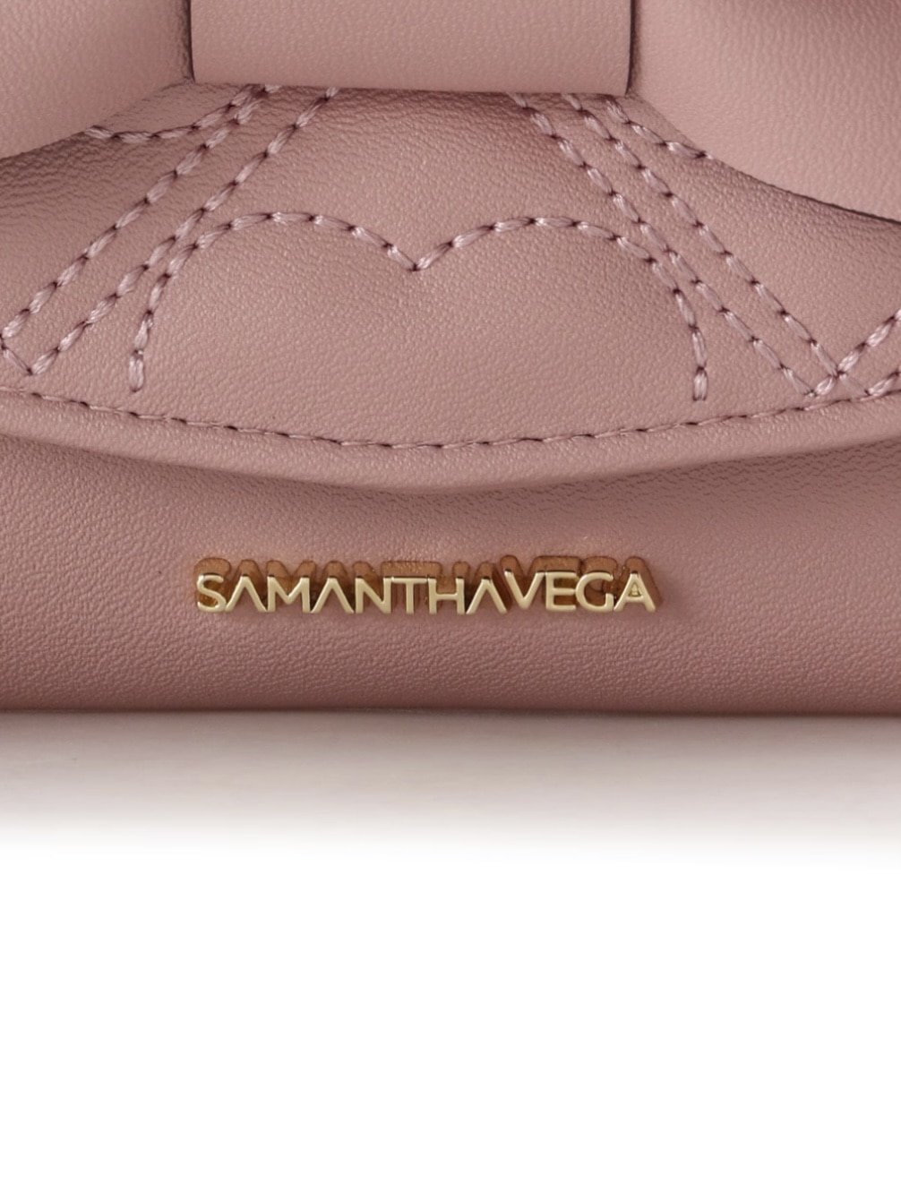 SAMANTHA VEGA ハート りぼん キルティング 三つ折り財布 Amazon