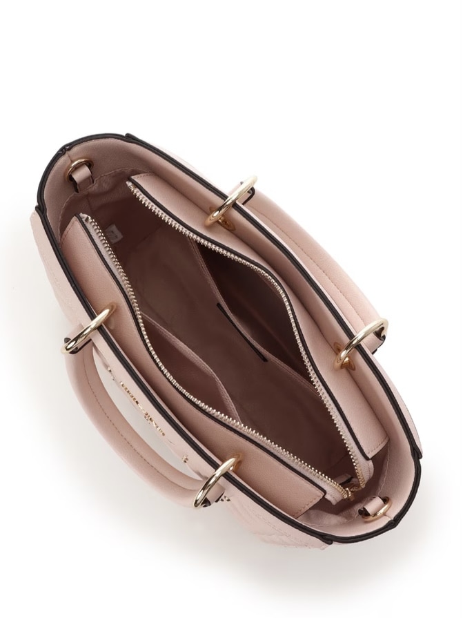 キルティングスタッズスクエアバッグ【ピンク】 ピンク