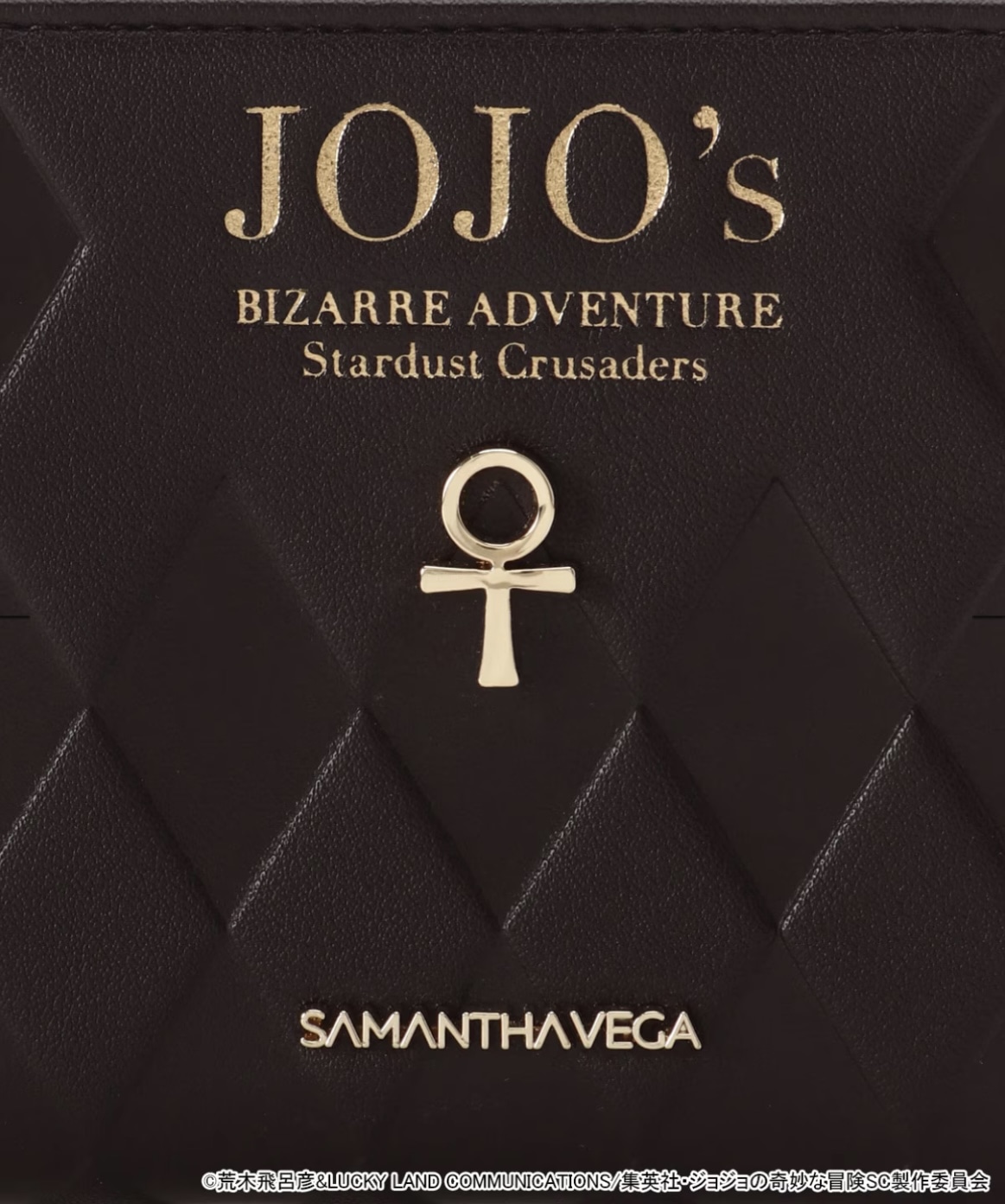 SAMANTHAVEGA×アニメ『ジョジョの奇妙な冒険 スターダストクルセイダース』　「モハメド・アヴドゥル」コレクション　折財布 ブラウン