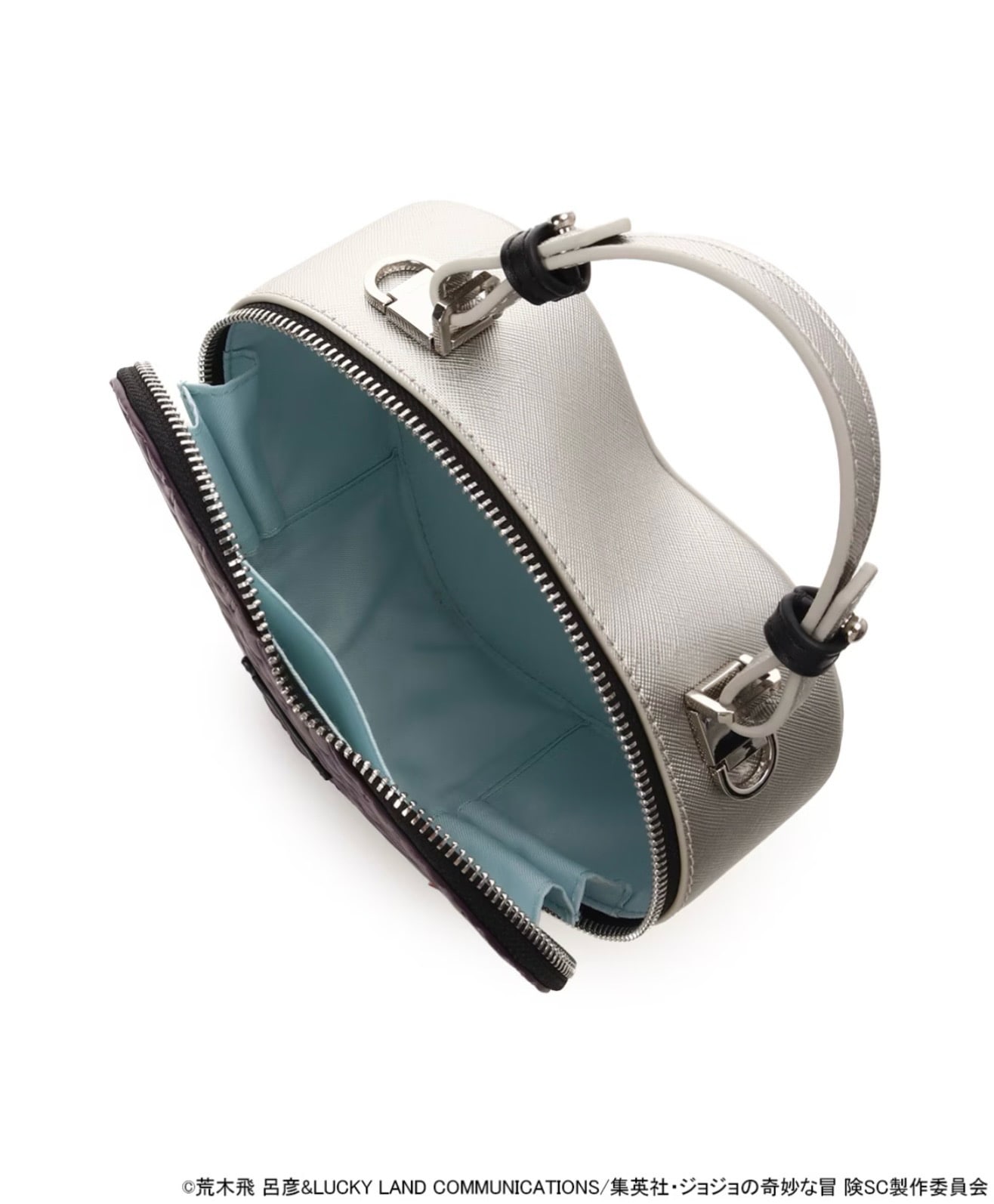 SAMANTHAVEGA×アニメ『ジョジョの奇妙な冒険 スターダストクルセイダース』　「ジャン・ピエール・ポルナレフ」コレクション　ハート型ショルダーバッグ シルバー