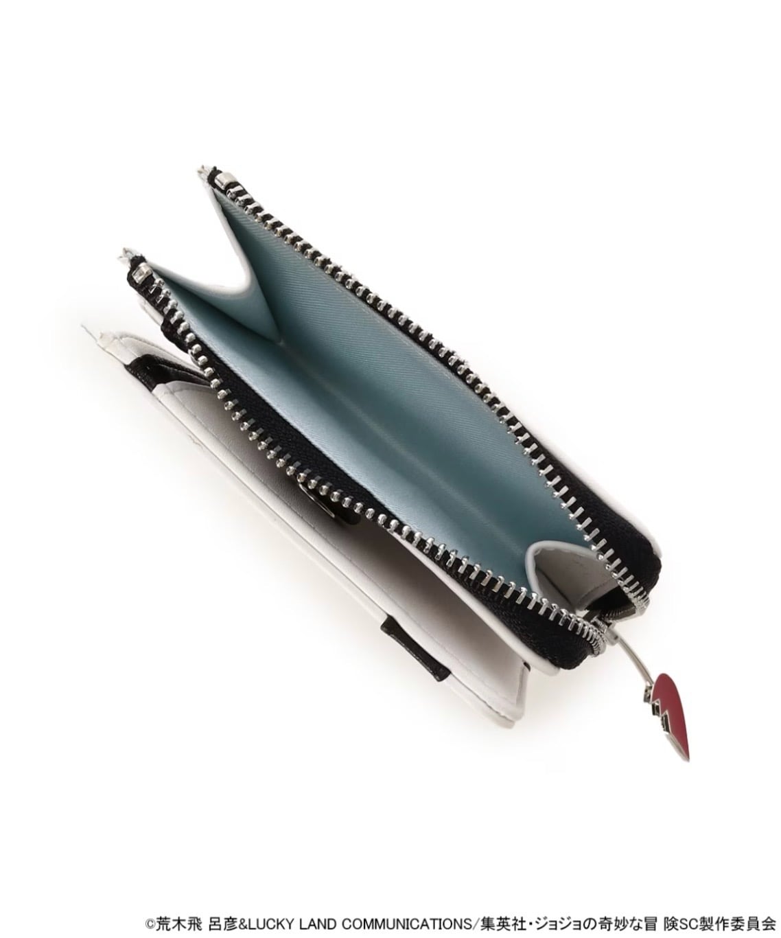 SAMANTHAVEGA×アニメ『ジョジョの奇妙な冒険 スターダストクルセイダース』　「ジャン・ピエール・ポルナレフ」コレクション　折財布 ホワイト