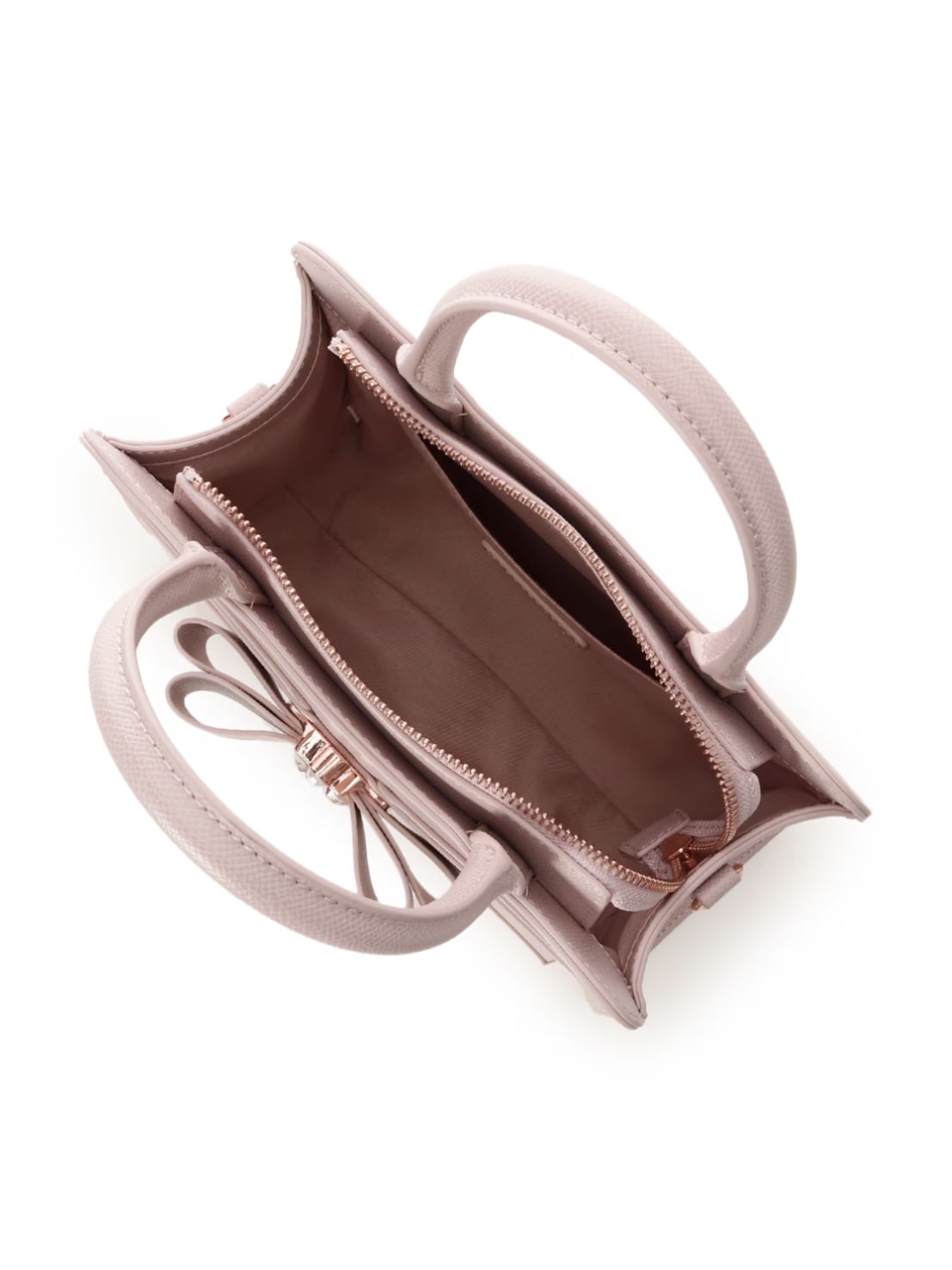 ジュエルリボンハンドバッグ【ピンク】 ピンク