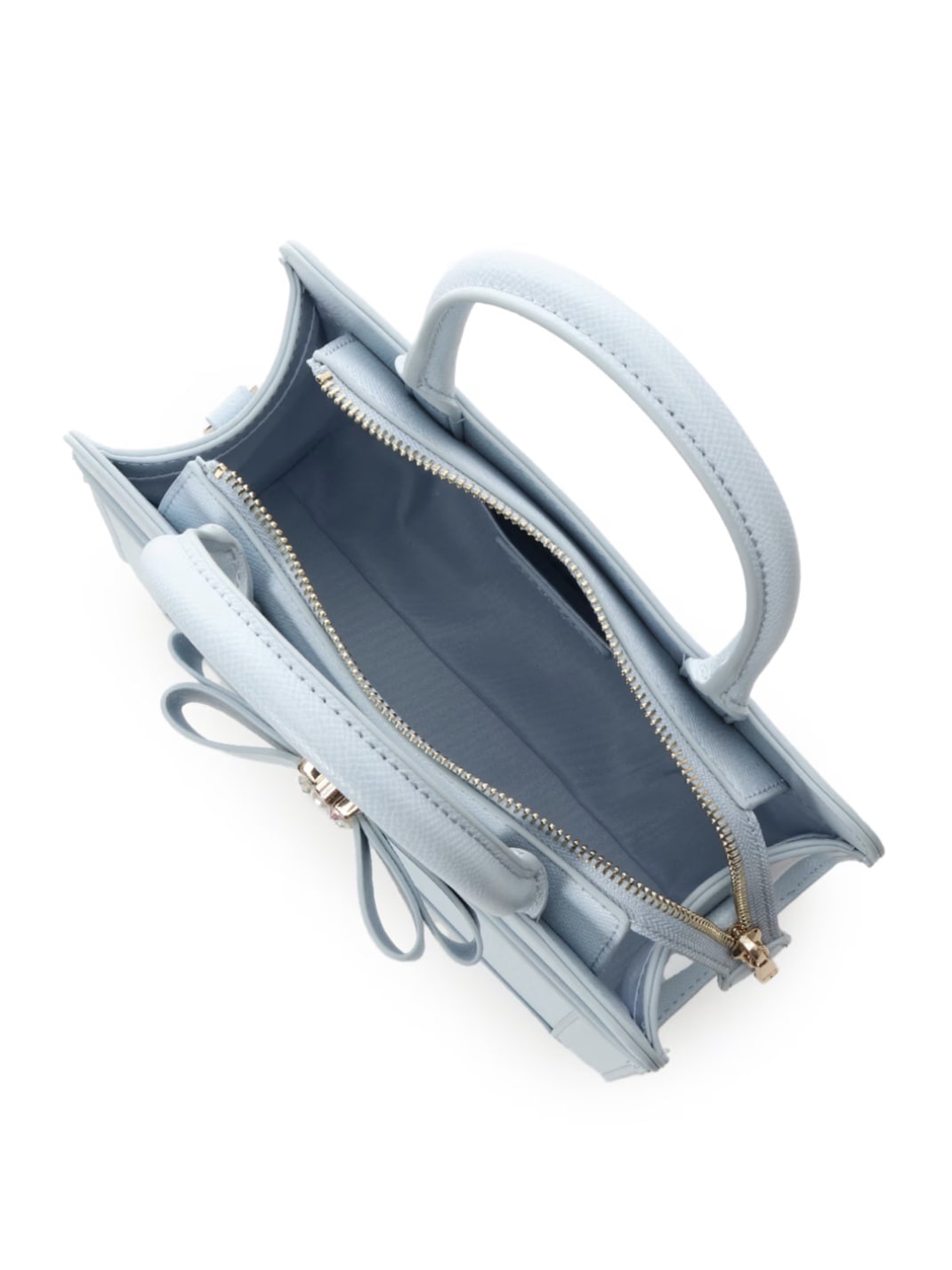 ジュエルリボンハンドバッグ【ライトブルー】 ライトブルー