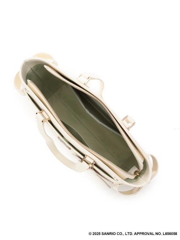 【ポチャッココレクション】A4トートバッグ オフホワイト