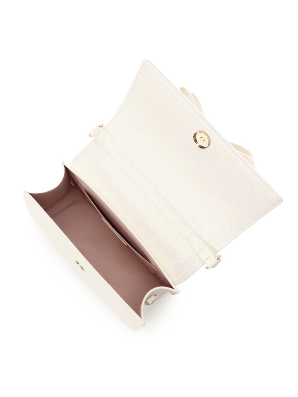 ジュエルリボンショルダーバッグ【ホワイト】 ホワイト