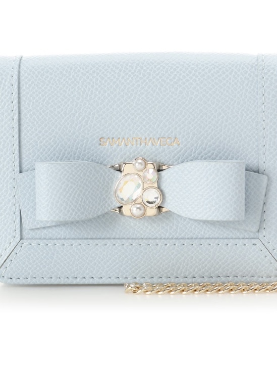 ジュエルリボンパスケース【ライトブルー】 ライトブルー